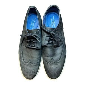 Mark‎ Nason Skechers Shoes Mens Size 11.5 Black Leather Wingtip Oxford Brogue